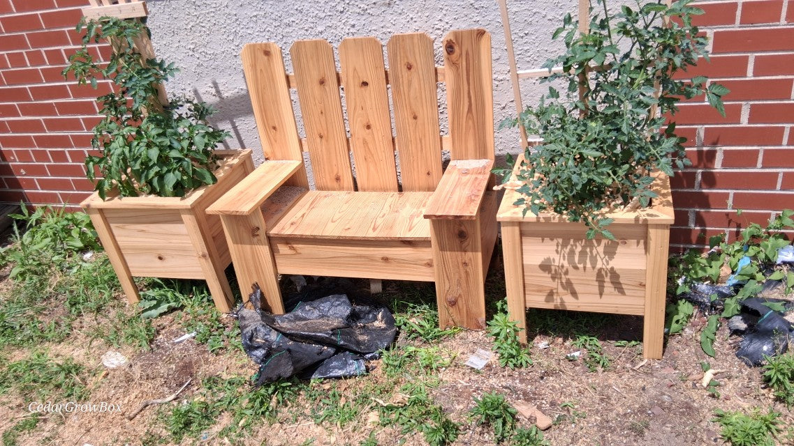 Raised Cedar Planter Box – 16x16x16 Inch
