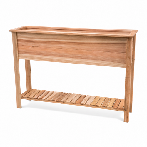 4 Foot Raised Cedar Planter Box
