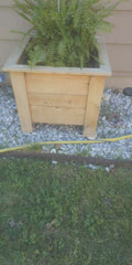 Raised Cedar Planter Box – 21" x 21" x 18" (Made to Order)