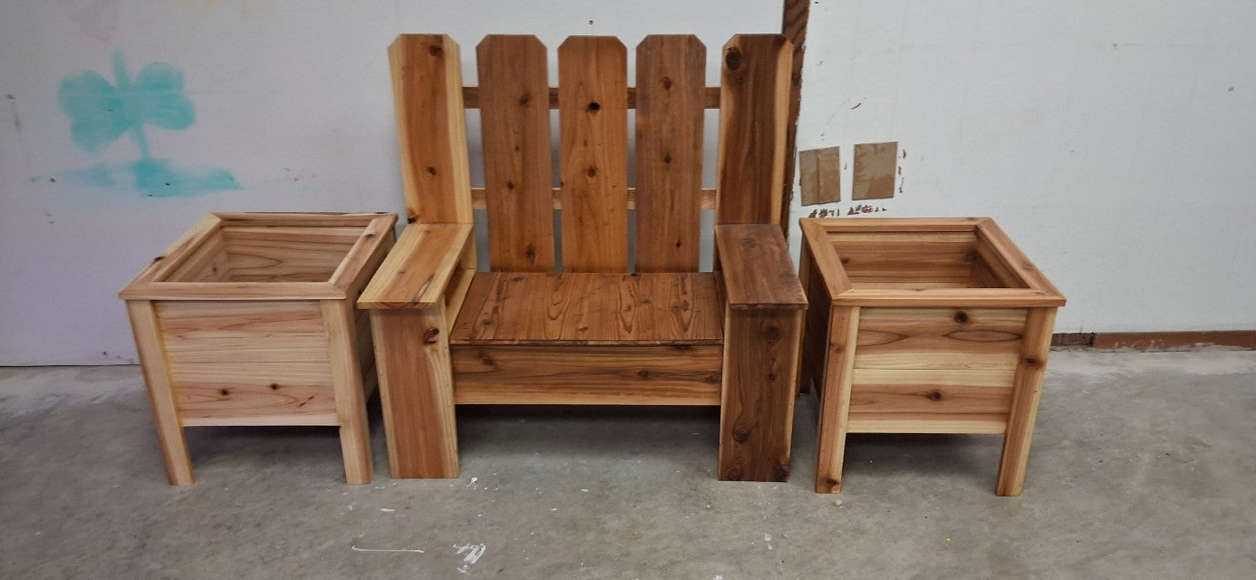 Handcrafted Cedar Kids’ Bench (Made to Order)